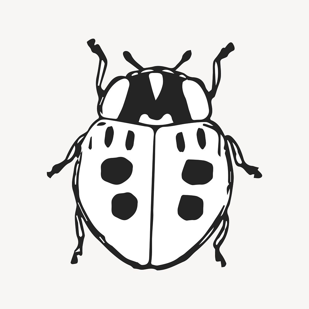 Lady bug clipart vector. Free public domain CC0 image.