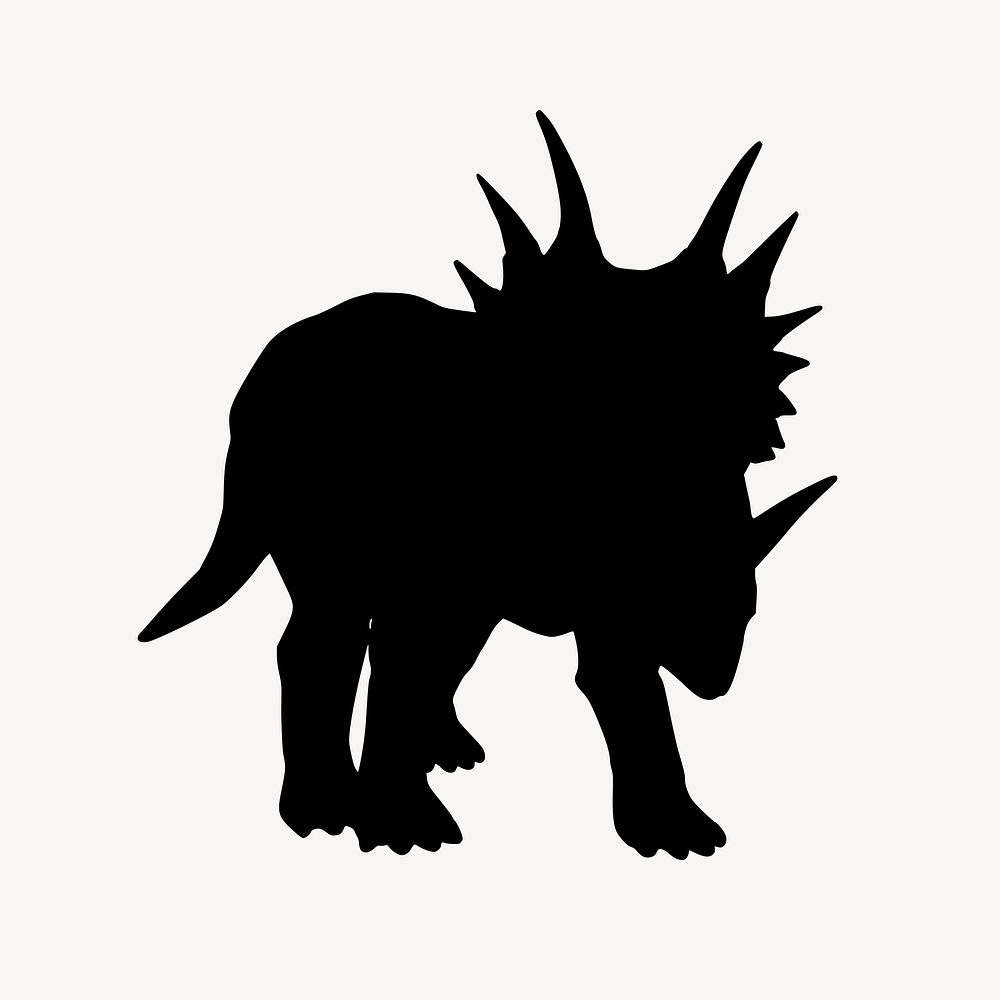 Dinosaur clipart vector. Free public domain CC0 image.
