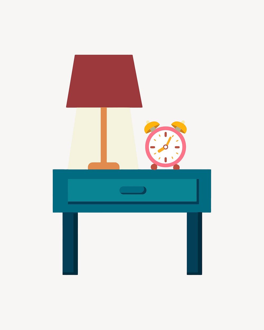 Side table clipart, illustration vector. Free public domain CC0 image.