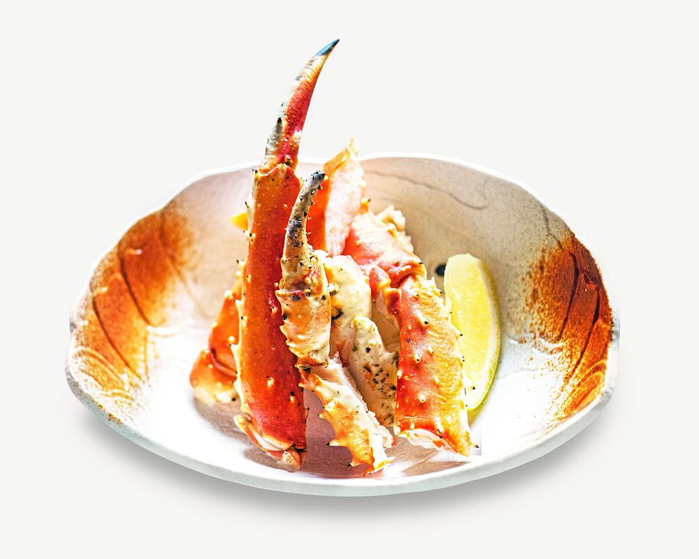 King crab legs image graphic psd