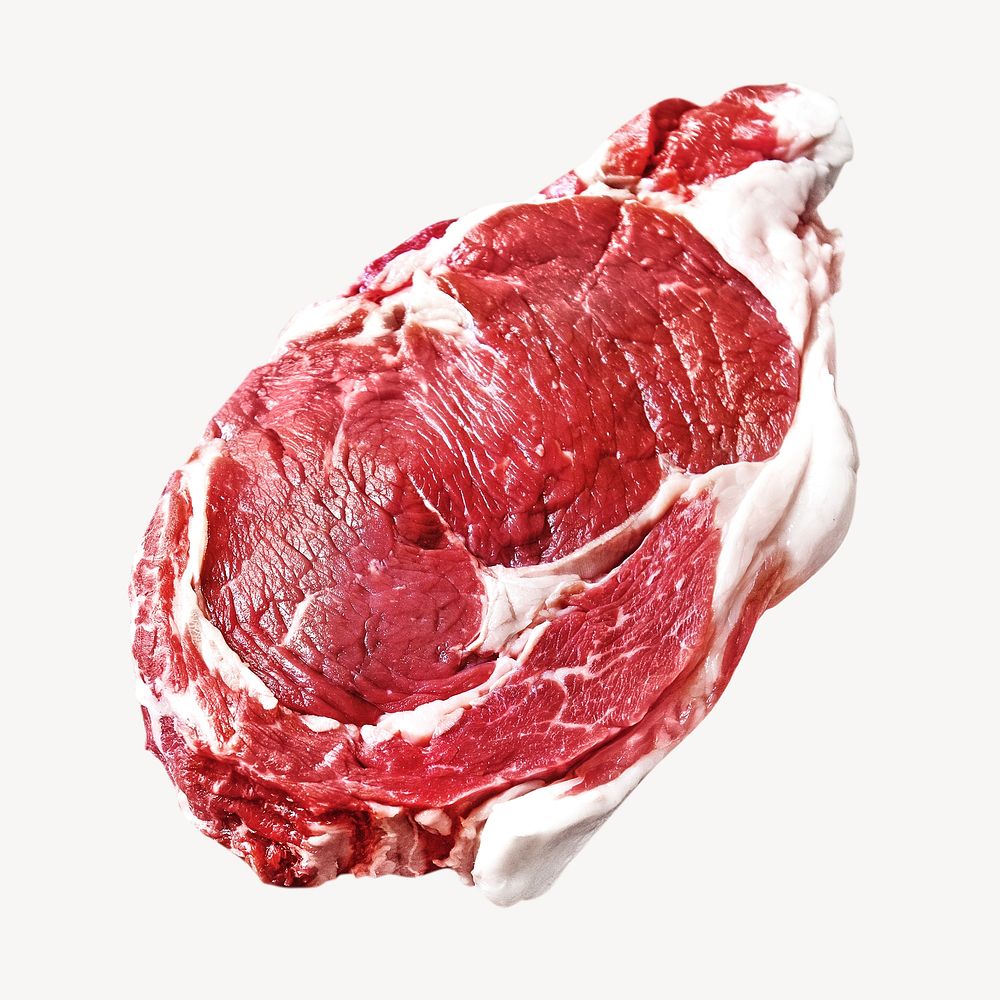 Beef steak, isolated design