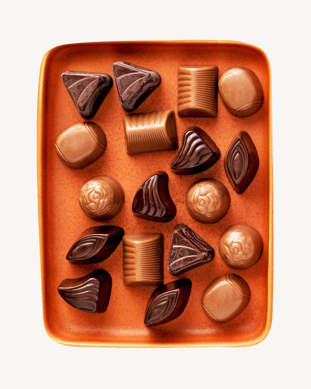 Chocolate bites, isolated design