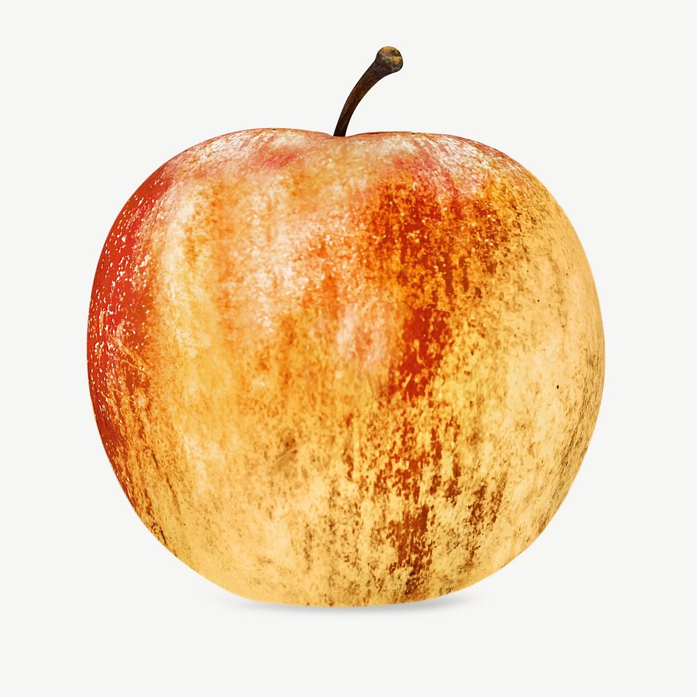Fresh apple design element psd