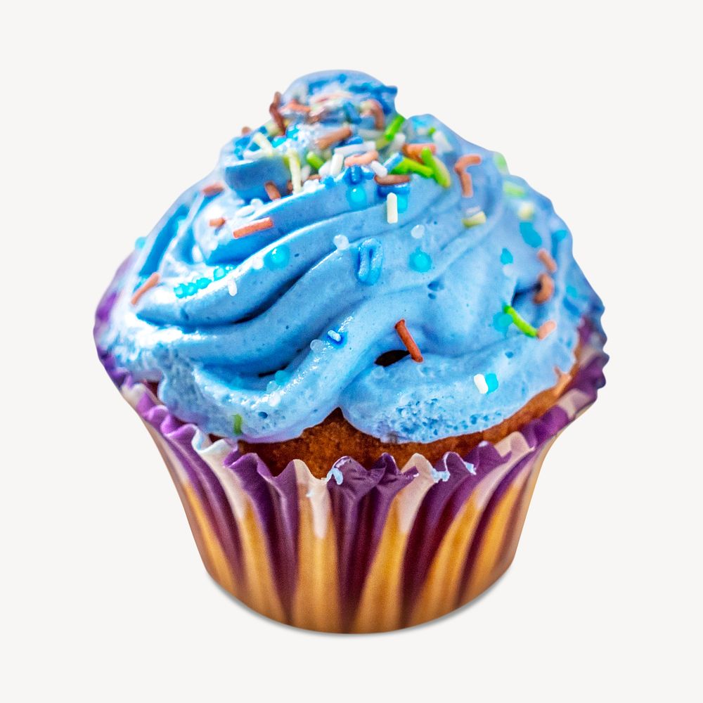 Cupcake isolated image on white