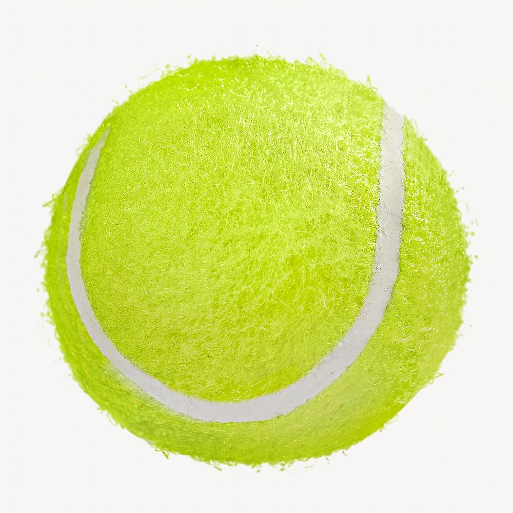 Tennis ball, isolated image