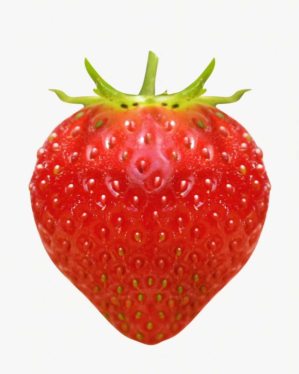 Red strawberry, isolated design