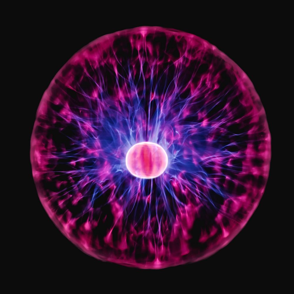 Plasma physics, isolated image