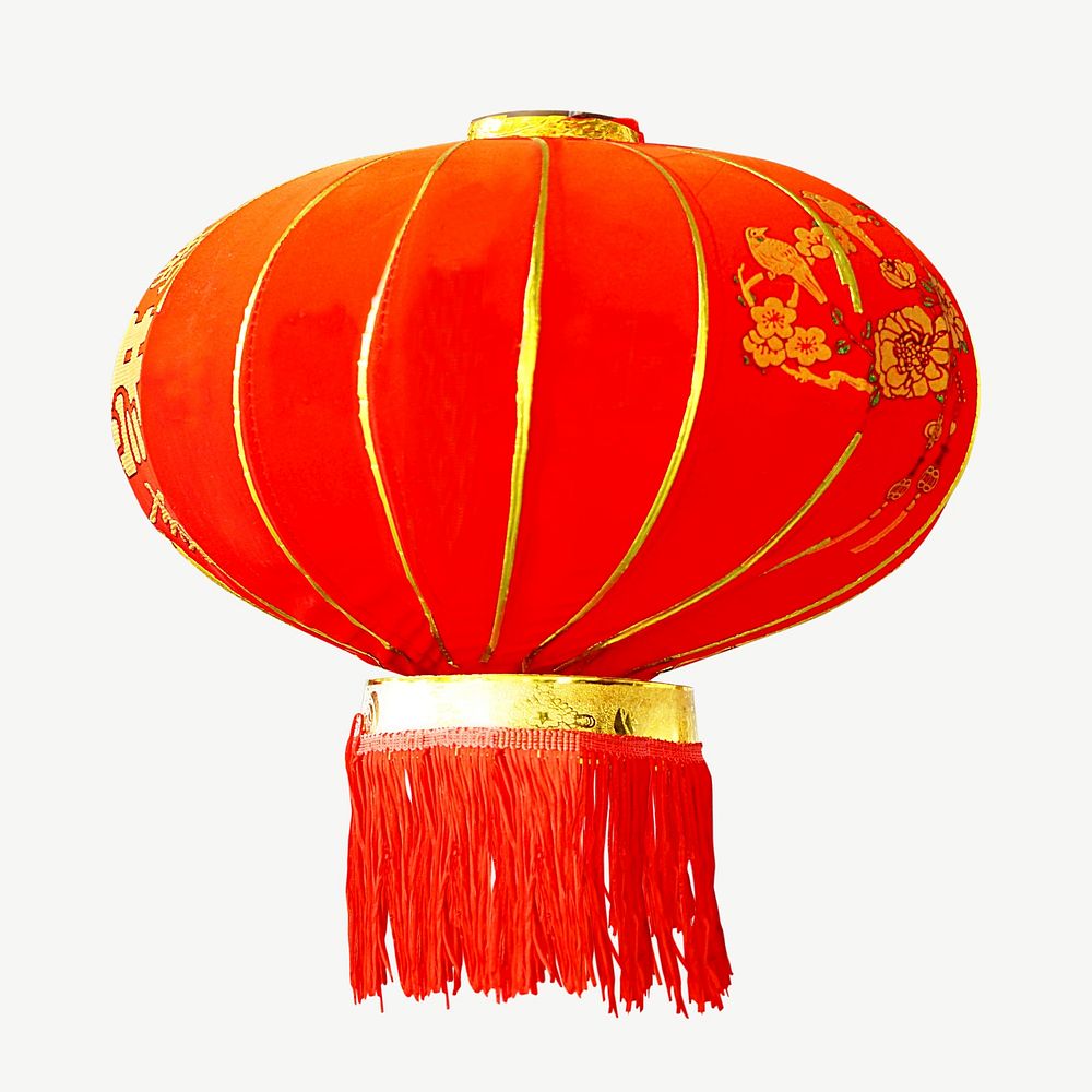 Chinese lamps isolated graphic psd | Premium PSD - rawpixel