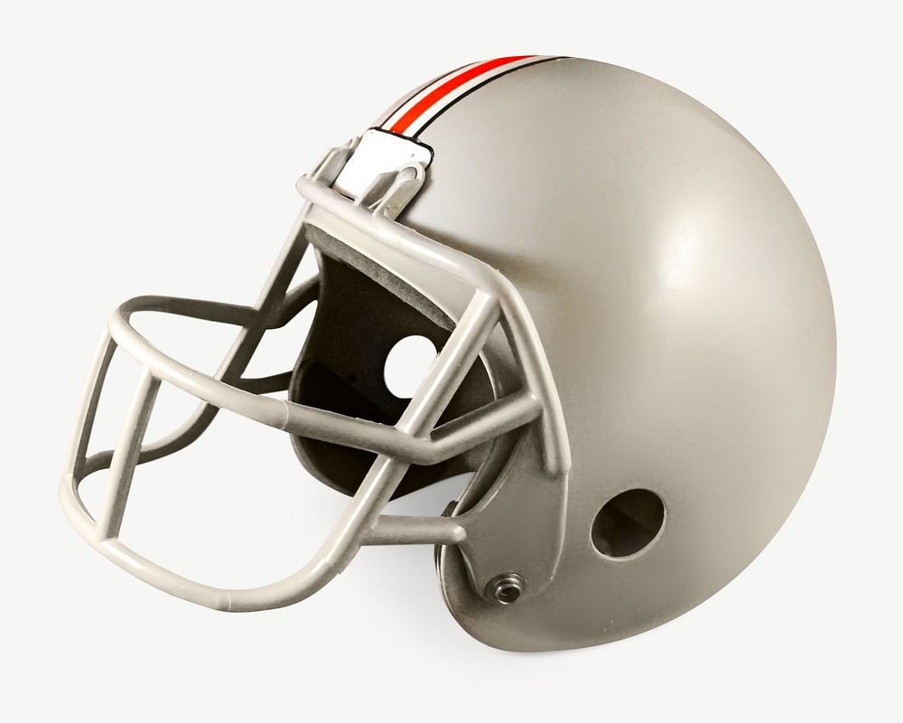 American football helmet collage element psd 