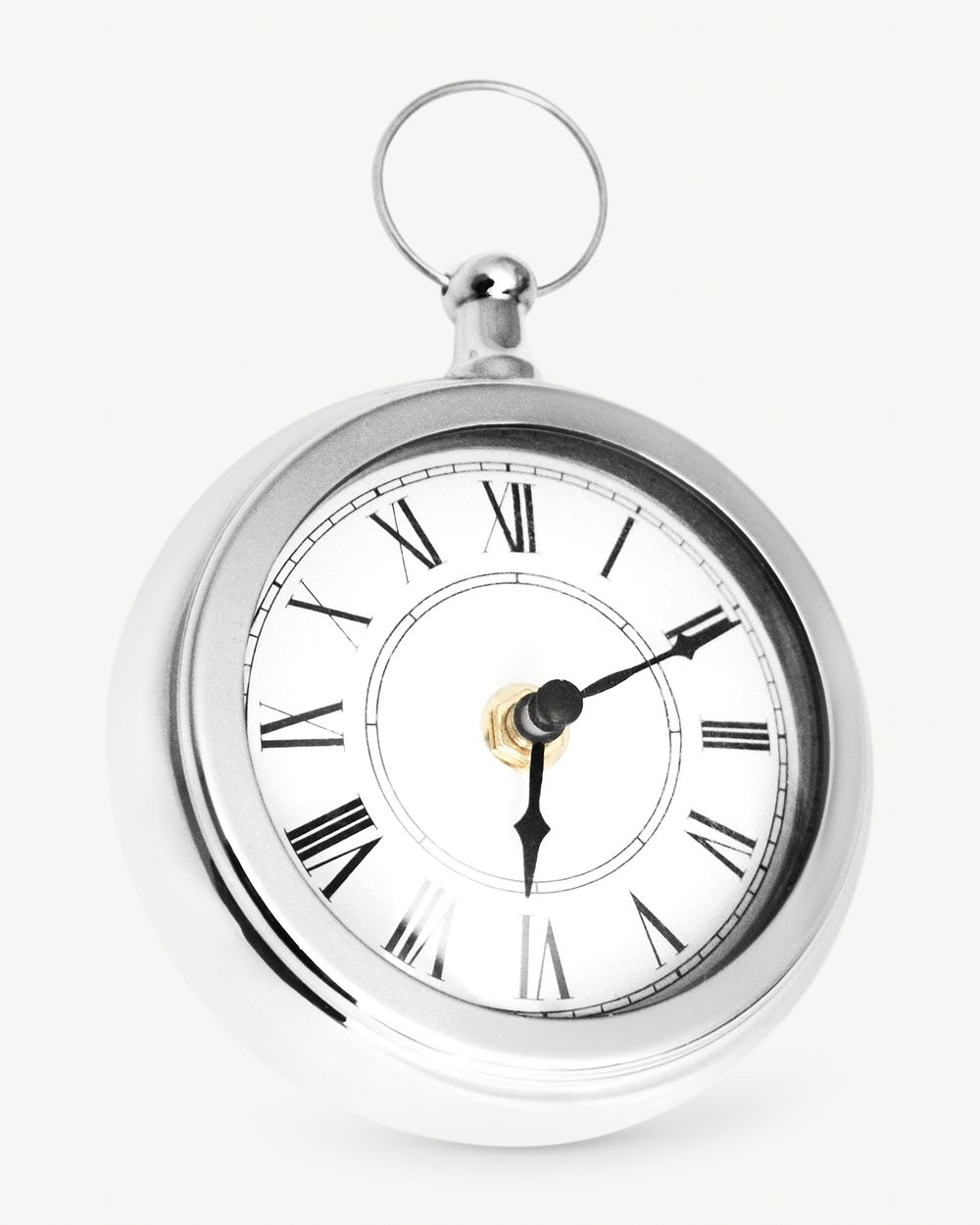 Pocket watch, isolated object on white