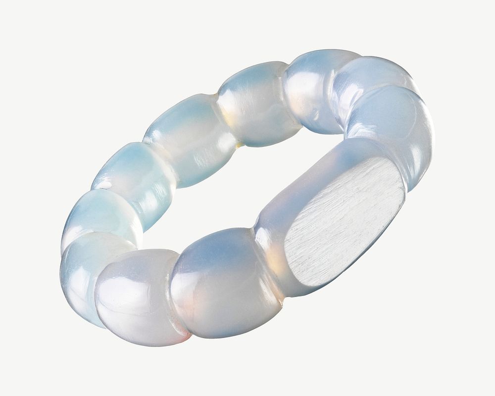 Chalcedony ring collage element psd. Remixed by rawpixel.