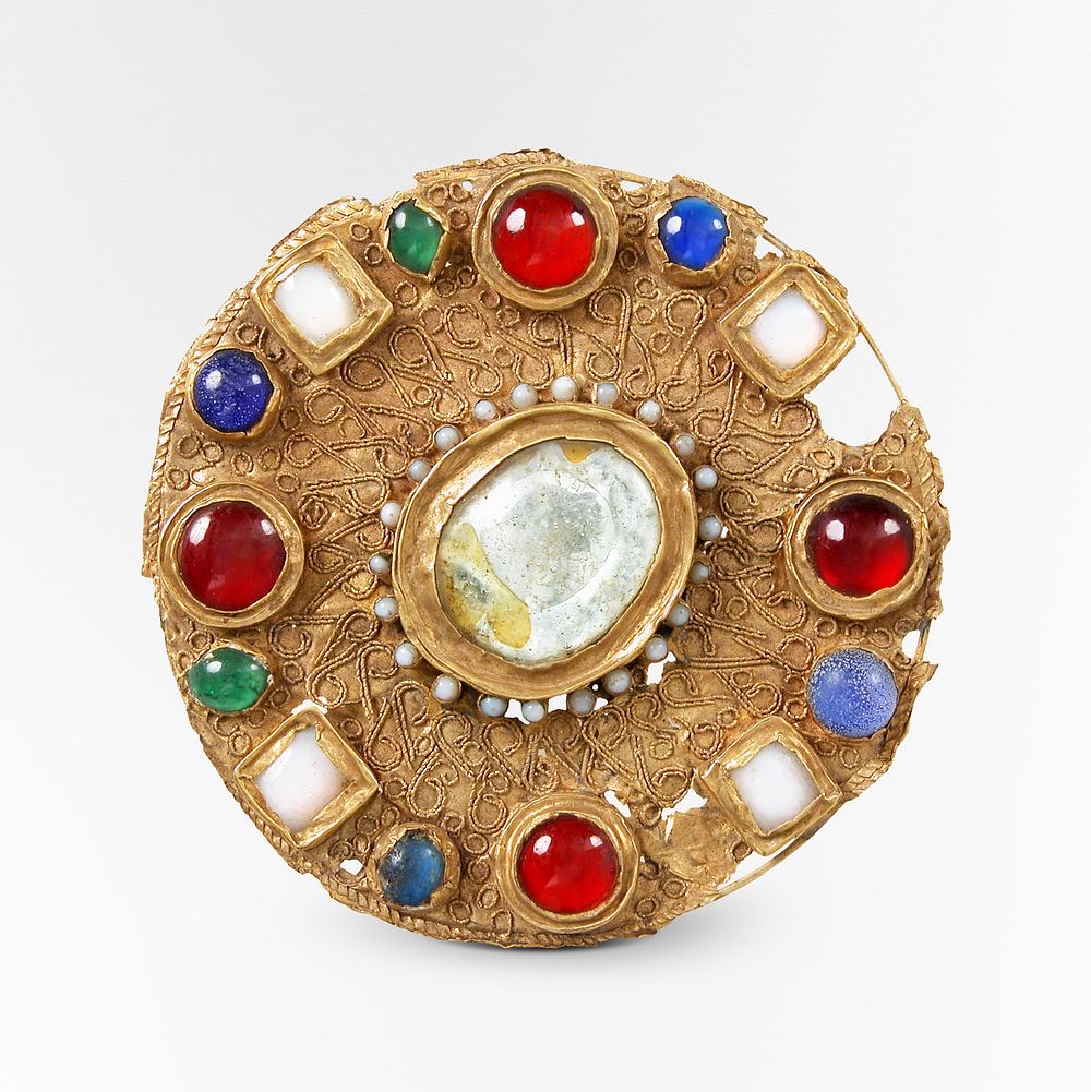 Disk Brooch. Original public domain image from The Metropolitan Museum of Art. Digitally enhanced by rawpixel.