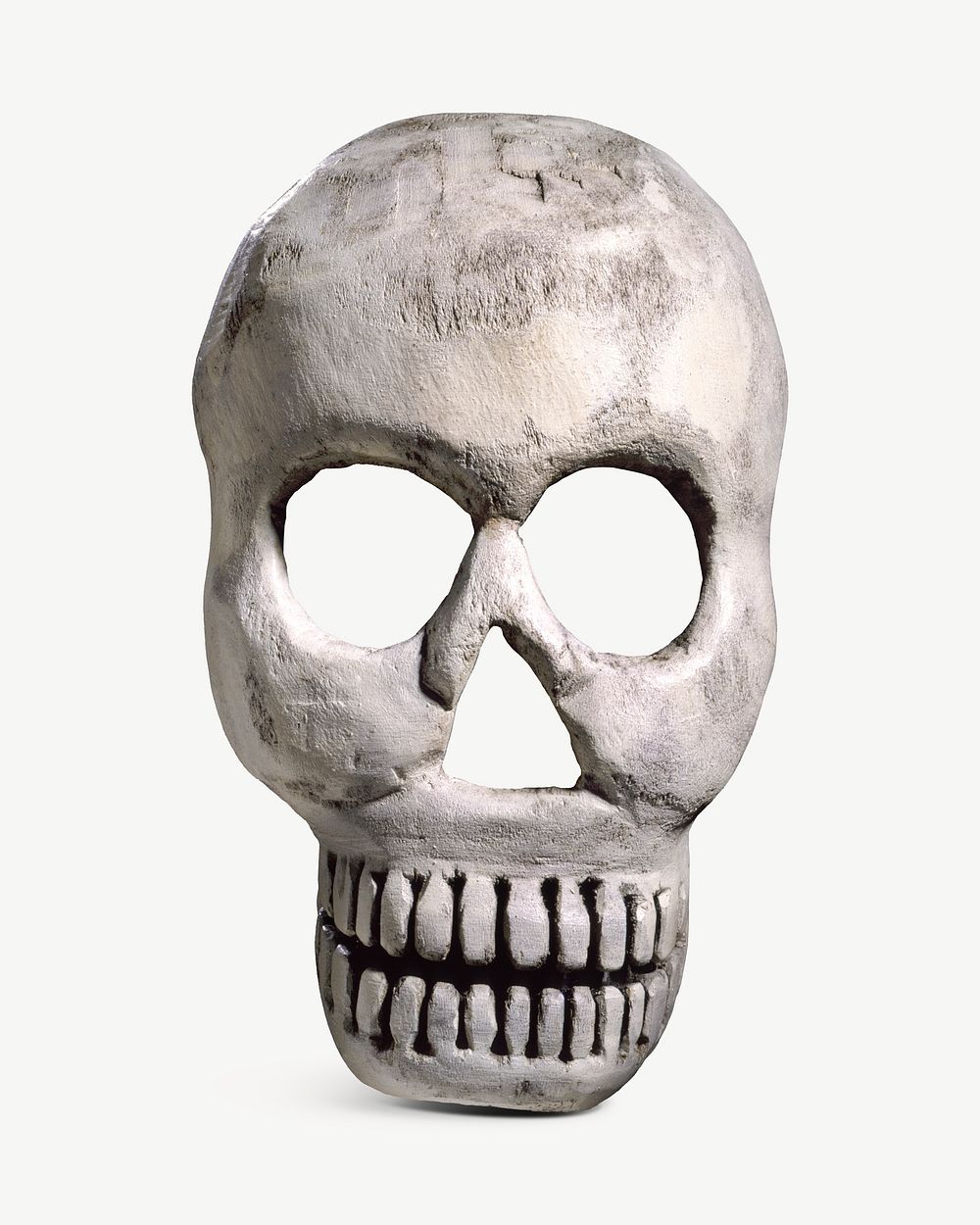Human skull sculpture psd.  Remixed by rawpixel. 