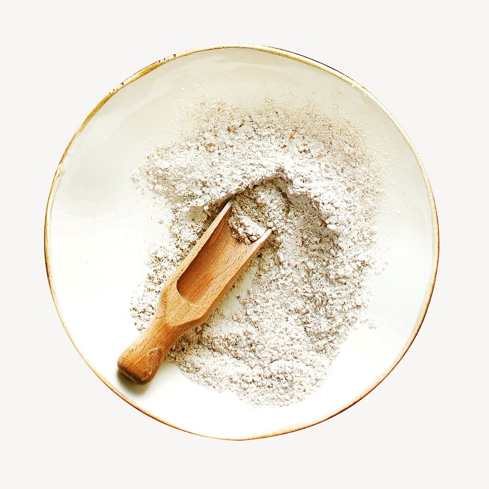Rye flour, isolated design
