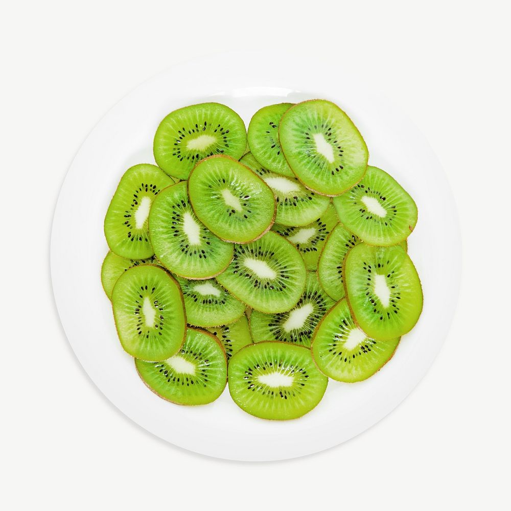 Green kiwi healthy food psd