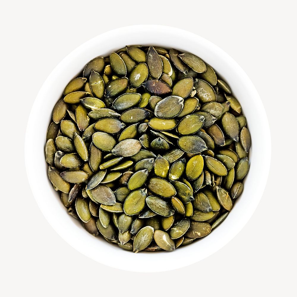 pumpkin seeds in bowl