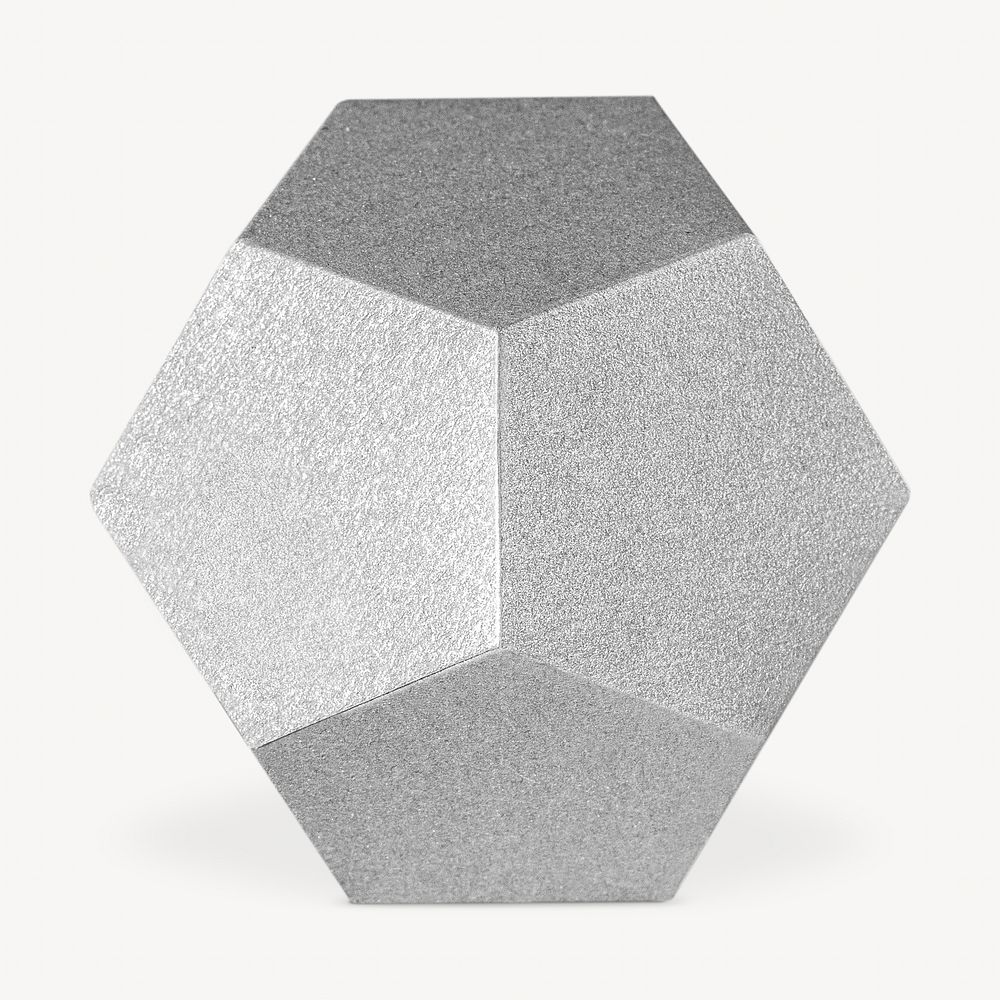 Geometry shapes, isolated object on white