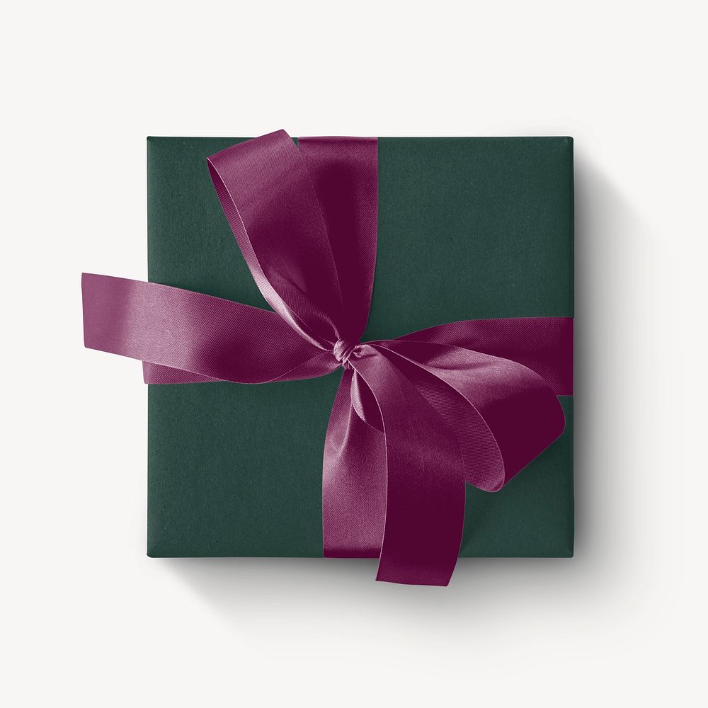Luxury gift packaging, pink & green design