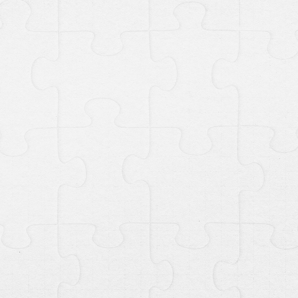 White jigsaw patterned background