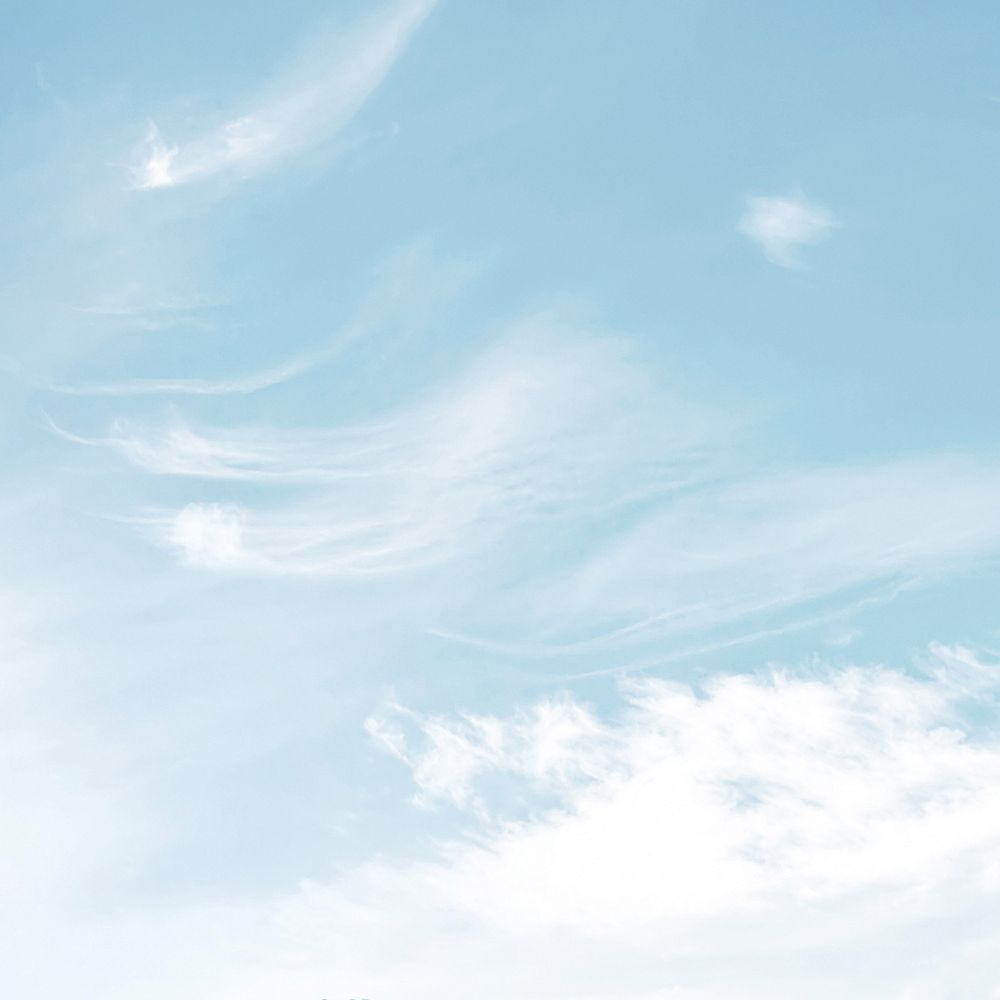 Blue aesthetic sky background