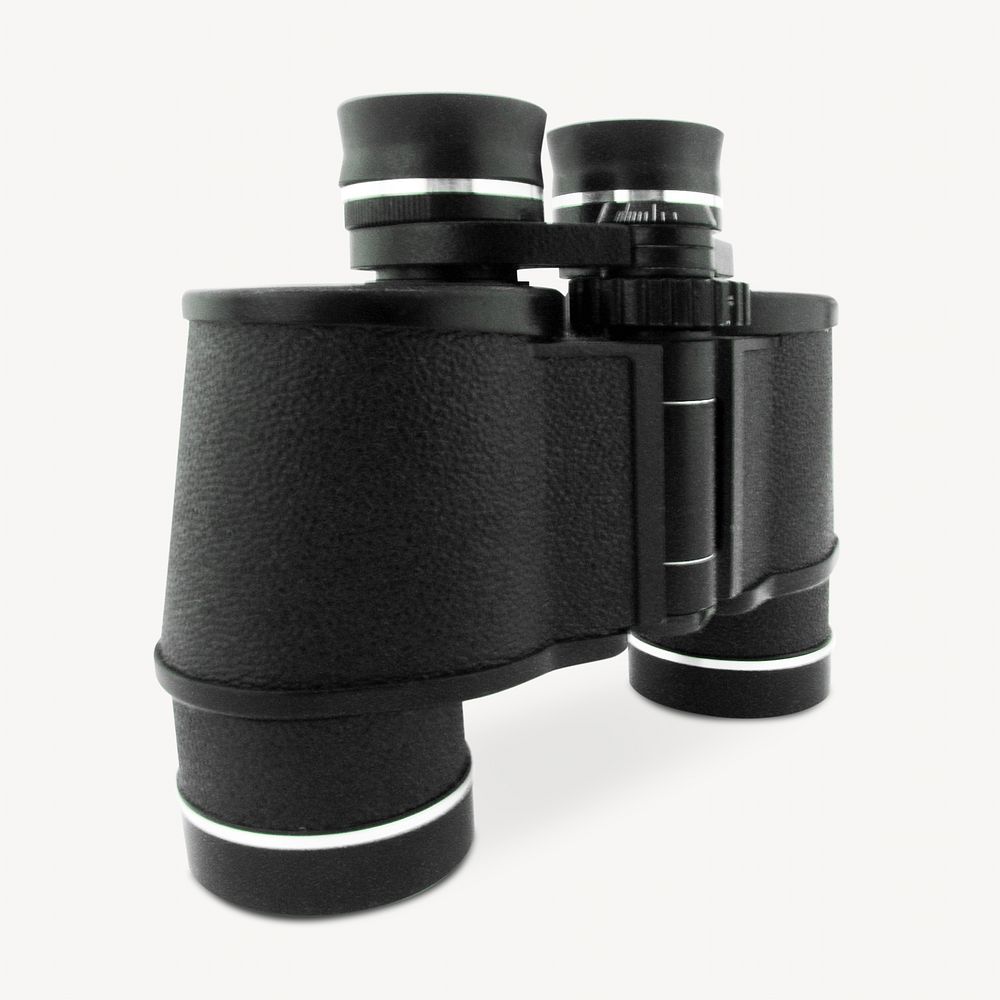 Binoculars, isolated object on white