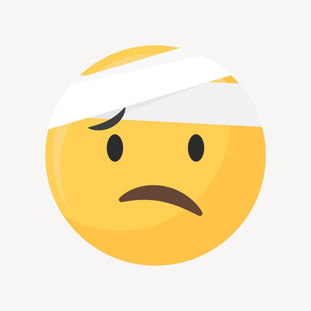 Injured emoticon