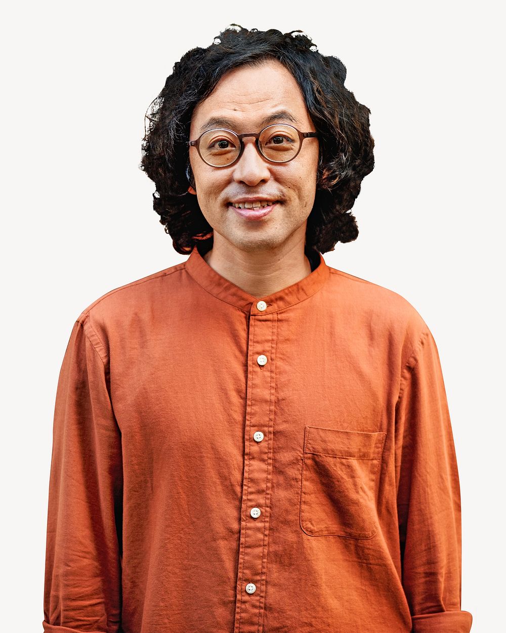 Asian man isolated image