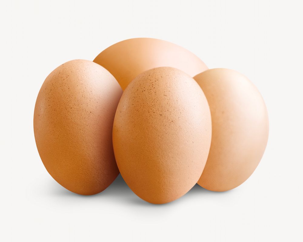 Chicken eggs, isolated design