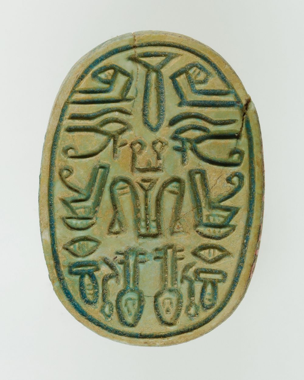 Scarab Inscribed with Hieroglyphs