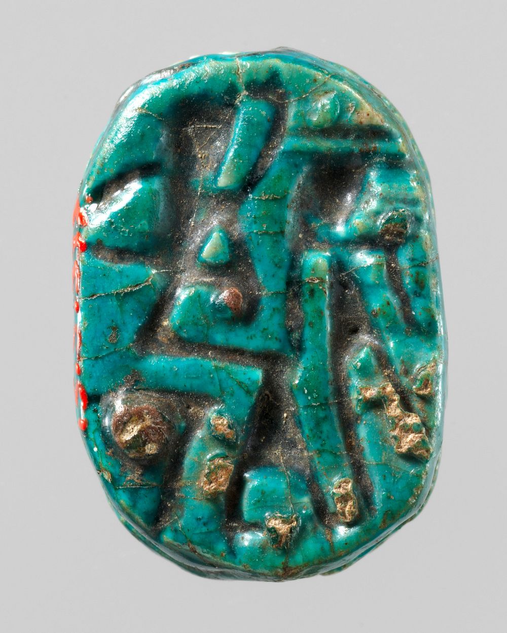 Scarab with Representation of an Enthroned King