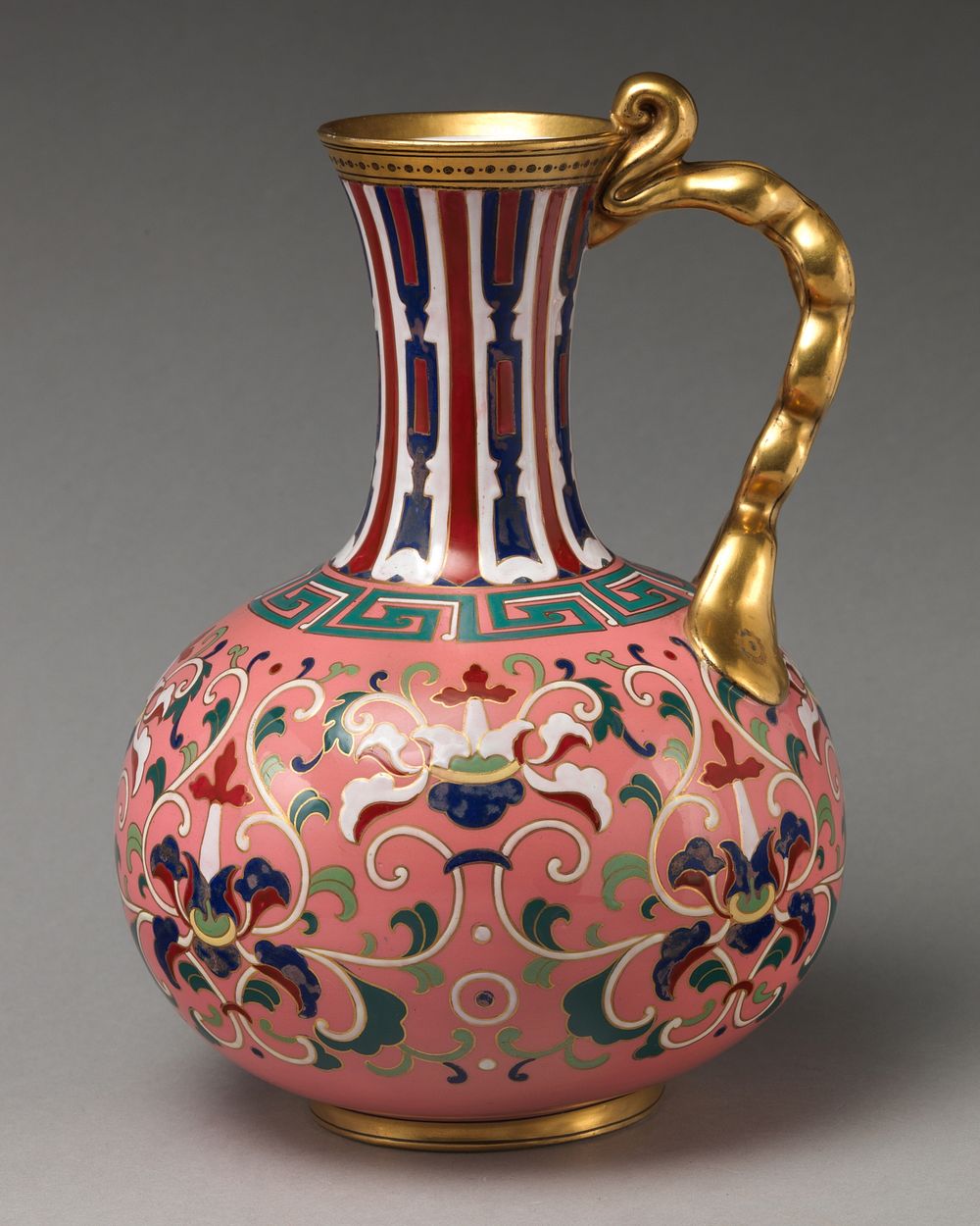 Ewer with "cloisonne" decoration