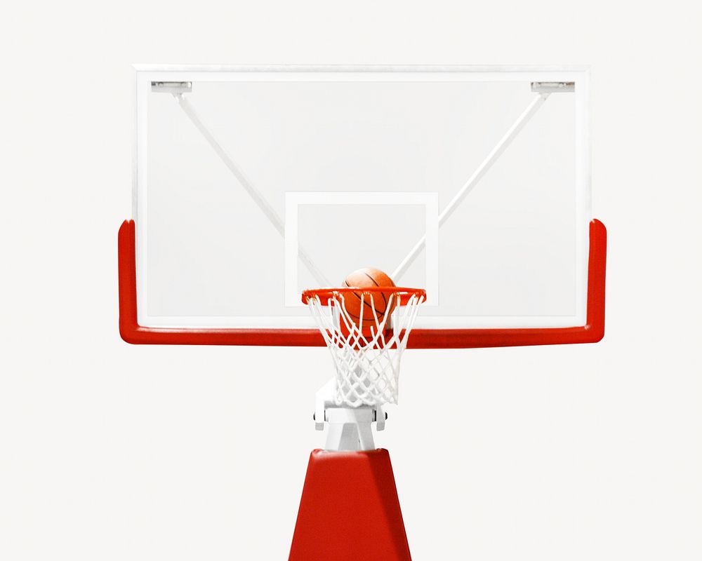 Basketball net isolated image