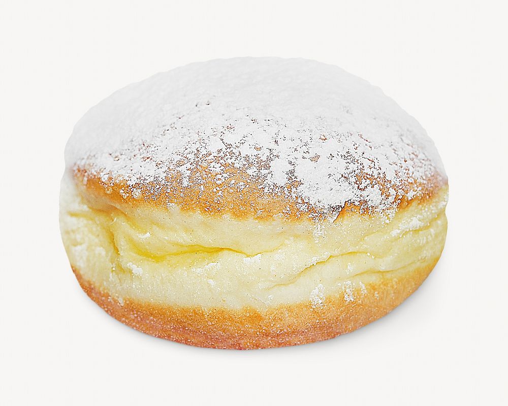 Doughnut image on white design