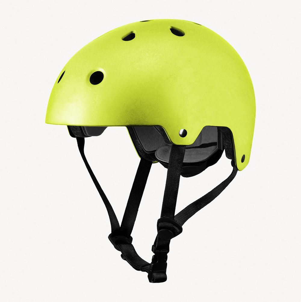 Green bike helmet, personal protective equipment