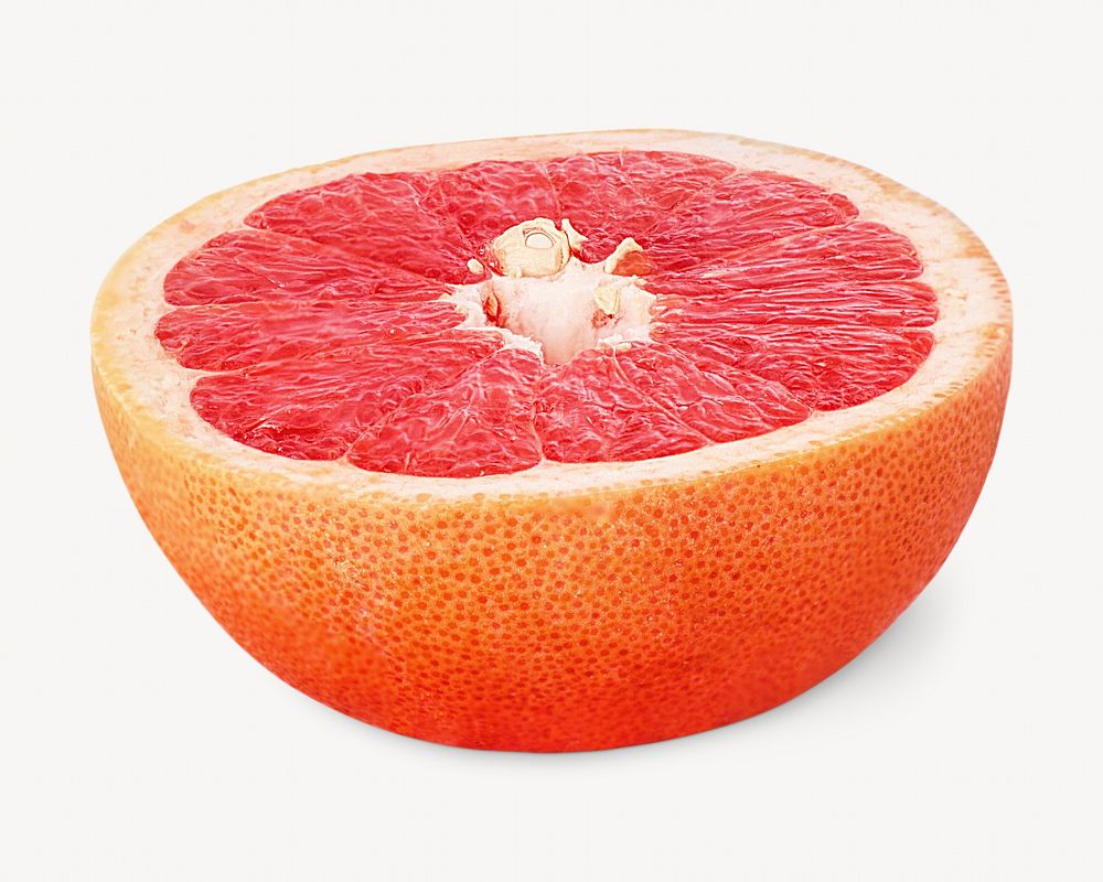 Grapefruit image on white design