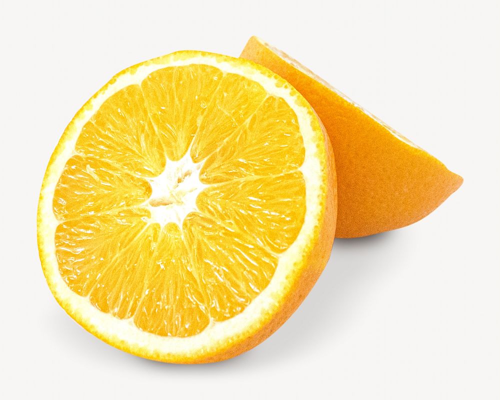 Tangerine isolated image on white