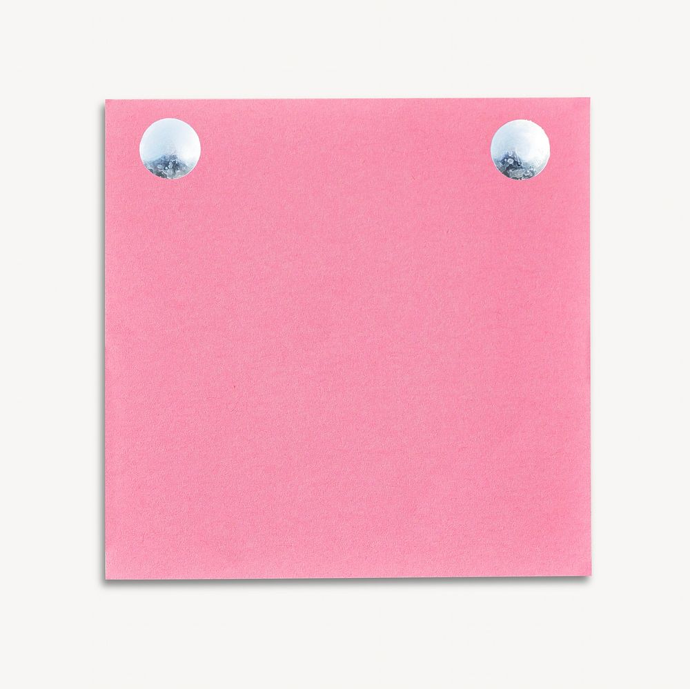 Sticky note  isolated image
