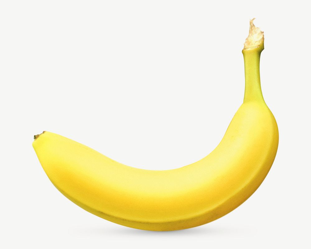 Banana fruit isolated element psd