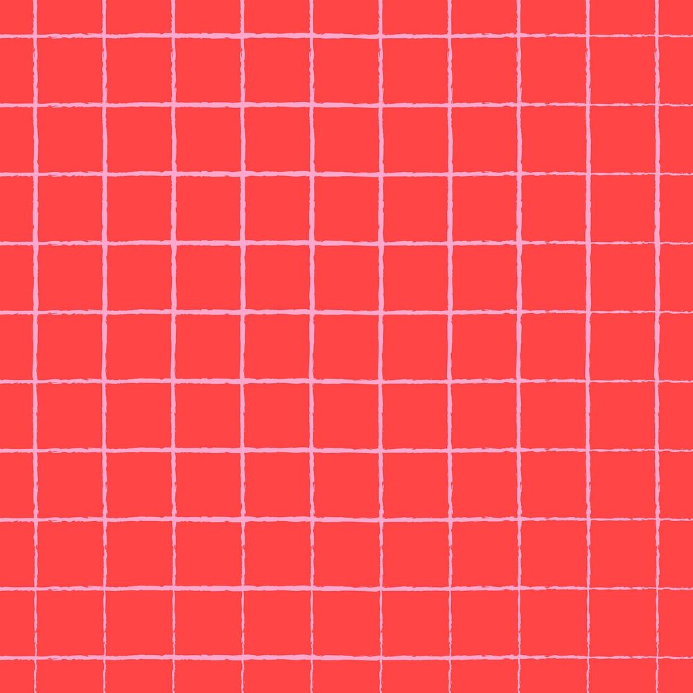 Simple red grid pattern background