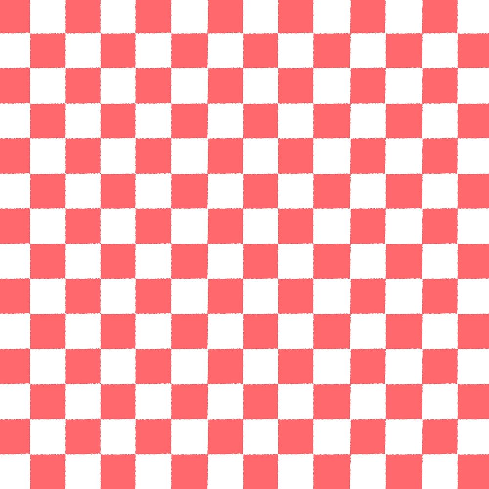 White & red checkered pattern background