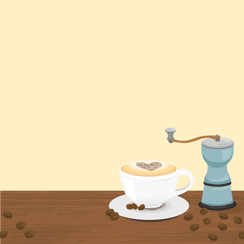 Coffee shop  illustration background