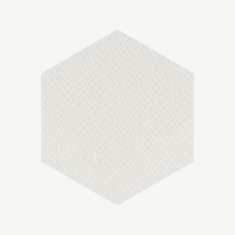 Hexagon shape badge psd