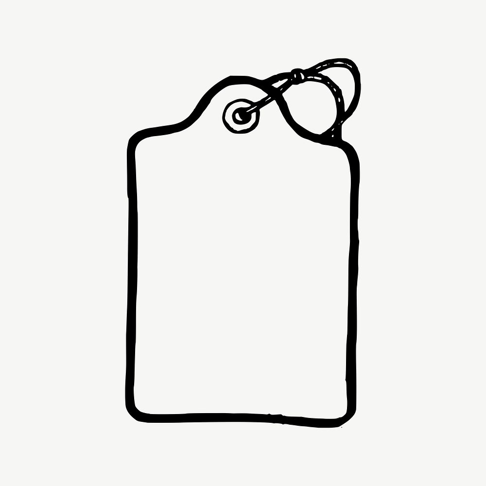 Cloth tag clipart illustration psd. | Free PSD - rawpixel