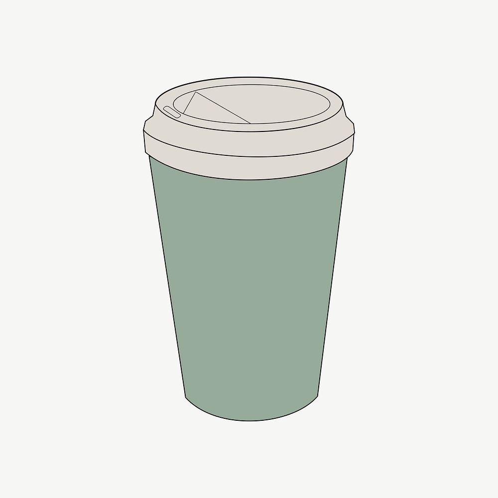 Hot drink cup clipart illustration | Free PSD - rawpixel