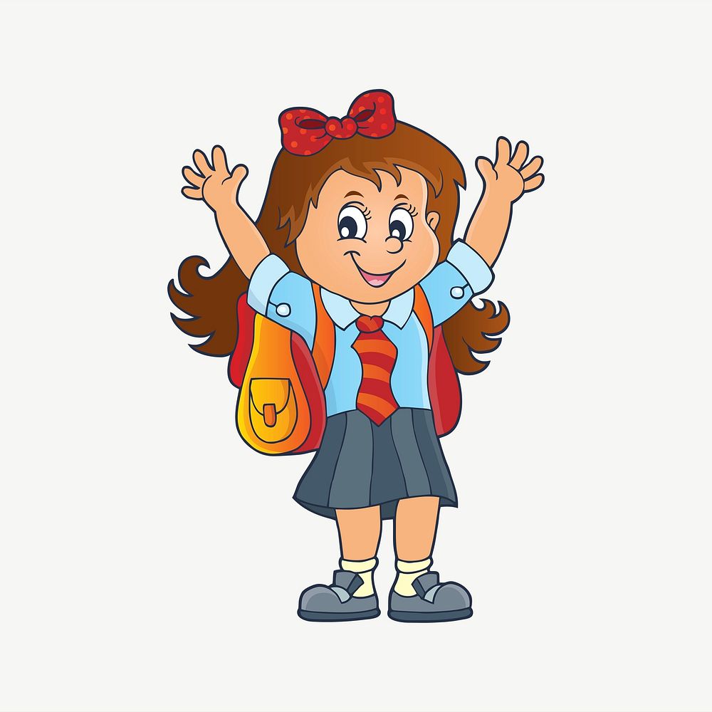 Student clipart illustration psd. Free public domain CC0 image.