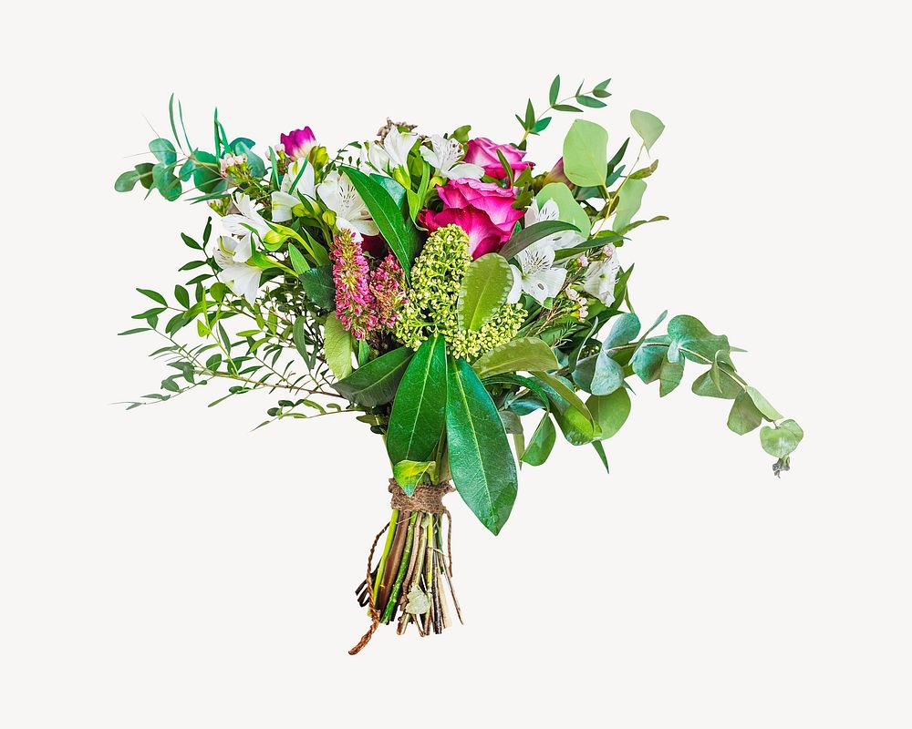 Flower bouquet isolated image