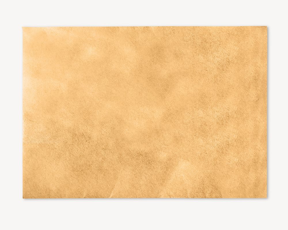 Brown envelope isolated image