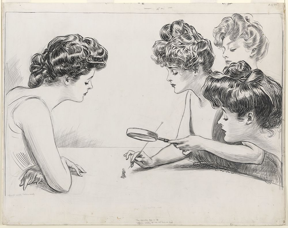 The weaker sex. II (1903) by Charles Dana Gibson