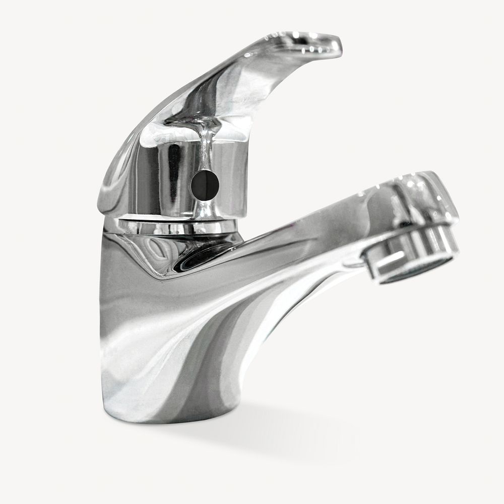 Faucet isolated image on white