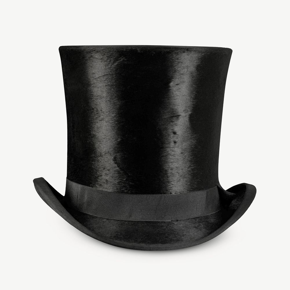 Evening top hat, vintage apparel by A. N. Cook & Company psd. Remixed by rawpixel.